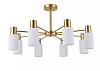 Люстра Schaffner Ovest 74535-8 AB 8*E14 40W 72*72*38,5 см
