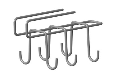 Держатель ProfFerro для бижутерии подвесной 135*75*70 мм ПП хром зеркальный П0001976*