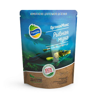 Удобрение ОрганикМикс Рыбная мука 850 г