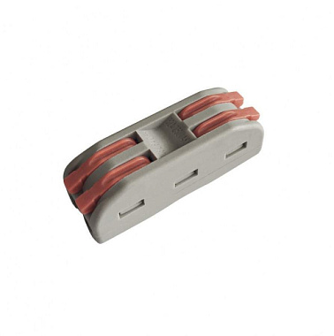 Клемма SmartBuy проходная с рычагом СМК 222-422 2*(0,08-4 мм2) 32A 400V SBE-ptcwcc-2 794855***