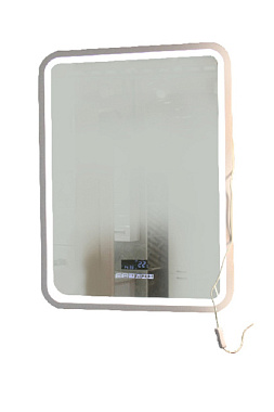 Зеркало LED Континент Enjoy White 600*800 мм муз блок подогрев