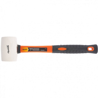 Киянка Sparta резиновая белая резина, фибергласовая рукоятка 225 г