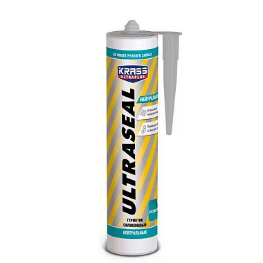 Герметик Krass Ultraseal силиконовый нейтральный бесцветный 260 мл 8311186