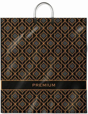 Пакет Премиум с пластиковыми ручками 46*50*10 см 45817