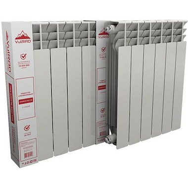 Радиатор AL НПЗ алюминиевые 500/100 12 секций 