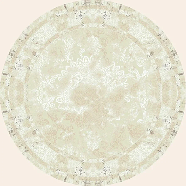 Ковер Elisa Rugs Elegance Круг 1,5*1,5 м Grey-Grey 4959Z