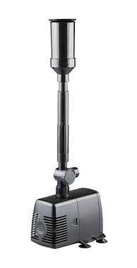 Насос фонтанный для пруда 3000 л/ч h 3 м 65 Вт кабель 7 м насадки 5 шт HJ-2043