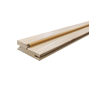 Коробка дверная Шампань прямоуг. МДФ с уплотнителем телескоп 80*2070*26 мм