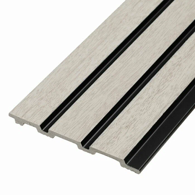 Панель Grace 3D Rail из вспененного полистирола Ясень серый 2700*120*10 мм