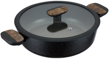 Сотейник Regent Inox linea Albero с двумя ручками индукция 3,3 л 26 см 62-1226