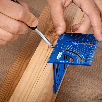 Угольник Зубр Профессионал многофункциональный 7-в-1 34399