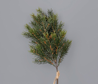 Связка веток с шишками декоративная 35 см 2 шт 4630270054951