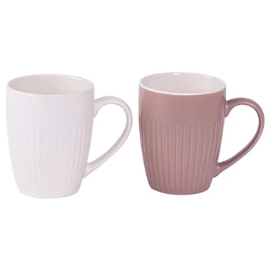 Набор кружек Appetite Ритм 2 тюльпан фарфор 380 мл 2 пр WWRHYTHM-2