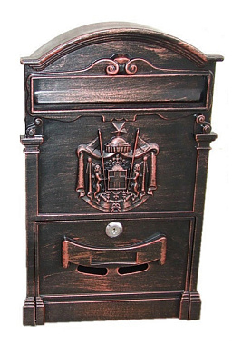 Ящик почтовый Аллюр патина №4010 в ассортименте