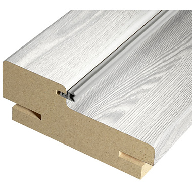 Коробка дверная Velldoris клен айс с уплотнит прямоугольный телескоп МДФ экошпон 74*2100*26 мм