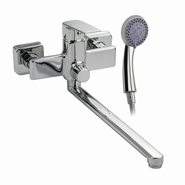 Смеситель Magnus для ванны длинный излив шаровый с дивертором 8470*