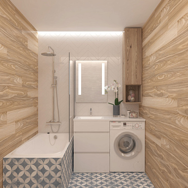 Тумба Eva Gold Space 120 к умывальнику Лакшери 120 лев/прав под стир.машину