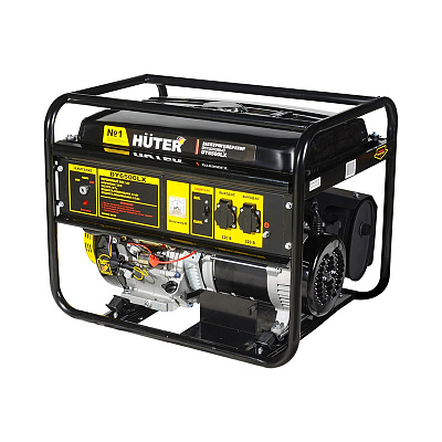 Электрогенератор Huter DY6500LX электростартер 64/1/7