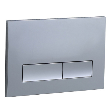 Кнопка смыва Eva Gold 02 пластик прямоуг хром матовый для инсталляции Eva Gold 400 и Eva Gold 500