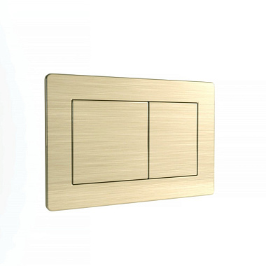 Кнопка смыва Eva Gold 545-21 нержавейка квадрат золото для инсталляции 545