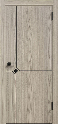 Дверное полотно Линда 1 Латте ПГ ПВХ 700*2000*38 мм з