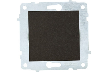 Механизм выключателя Ovivo 1 кл. 10А черный металлик 600-000217-200