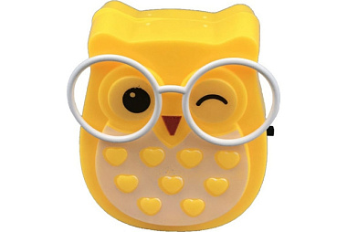 Светильник-ночник Camelion Сова NL-237 светодиод. 0.5W 220V пластик/выкл.80*75*80 702700