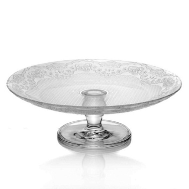 Блюдо Pasabahce Lacy на ножке упрочненное 160 мм 96094B