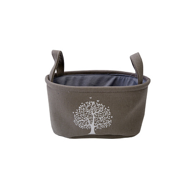 Корзина тканевая для хранения Сад Д240 Ш150 В120 серый EW-68