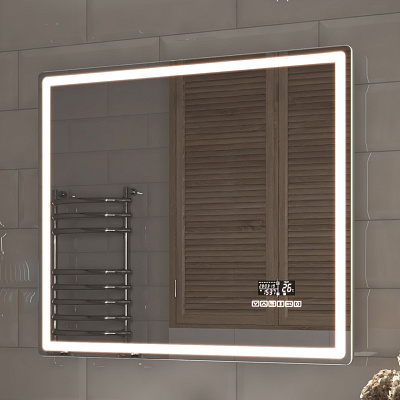 Зеркало LED Vigo Geometry Media voice 800