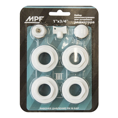 Набор комплектующих для установки радиатора 1"*3/4" ИС.030067