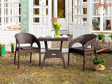 Набор мебели Garden Story Ola Dom коричневый S-GS01+K-GS01