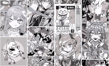 Обои Ateliero Anime виниловые на флизелиновой основе горячего тиснения 1,06*10 м 88191-15