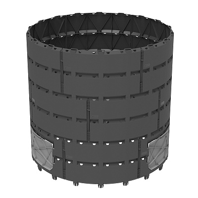 Компостер Агроном Премиум черный 1200 л