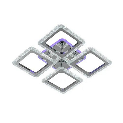 Светильник светодиодный MaxLight Decor 2017 White управляемый 100W RGB 3000-6500K 400*400*90 мм