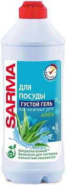 Средство для мытья посуды Сарма Алоэ 500 мл