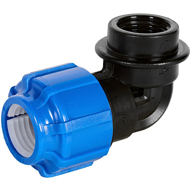 Отвод Политэк ТПК-Аква с внутренней резьбой ф20*1/2" PN 16 50022012
