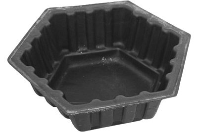 Клумба GLQ Шестигранник цветная 98*98*39 см