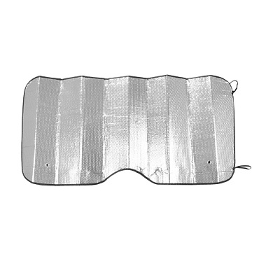 Шторка Nova Bright солнцезащитная металлизированная под лобовое стекло серебро 150*70 см 46482