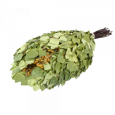 Веник Банные штучки березовый с пижмой