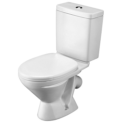 Унитаз Santek Лига 2 режима косой выпуск полипропилен 1WH302197