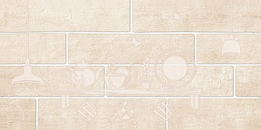 Декор Березакерамика Брик 3 натуральный для стен 30*60 см