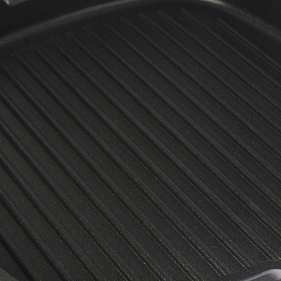 Сковорода-гриль Kukmara Granit ultra original квадратная с ручкой 280*280 мм СГК280а