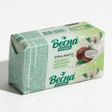 Мыло Весна Ассорти жасмин и кокосовое молочко 140 г