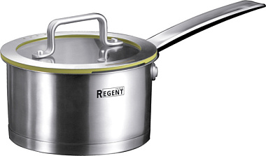 Ковш Regent Inox Palermo со стеклянной крышкой 16*9 см 1,8 л 77-0116