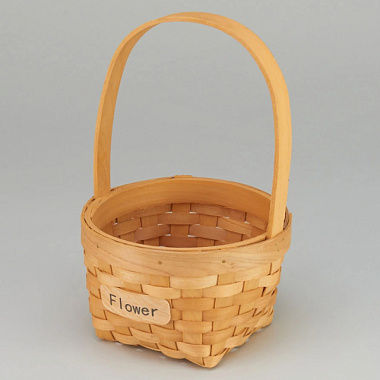 Корзина плетеная секвойя натуральный 16,5*9,5/25,5 см 4630058558855