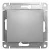 Выключатель Schneider Electric Glossa одноклавишный сх. 1 алюминий в рамку GSL000311