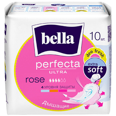 Прокладки гигиенические Bella Perfecta Ultra Rose Deo Fresh 10 шт
