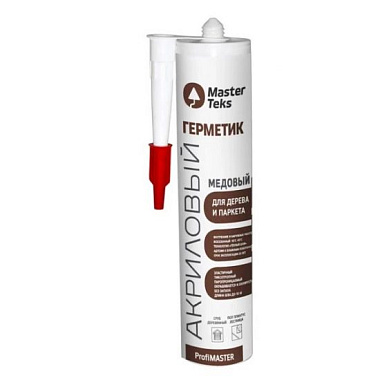 Герметик MasterTeks ProfiMaster акриловый для дерева и паркета медовый 290 мл