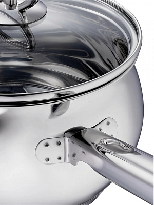 Ковш Regent Inox Costo стекл крышка 2,2 л 16*10 см 93-CO-01-01